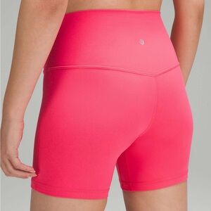 Lululemon Align High Rise Short 6” Size 8 Lip Gloss